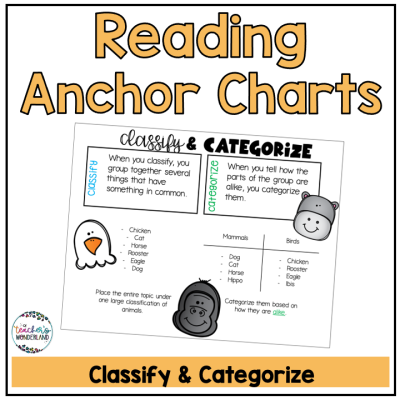 Classify & Categorize Anchor Chart