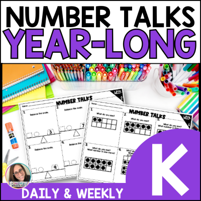 Number Talks - Kindergarten - Number Sense Activities- Math Fluency