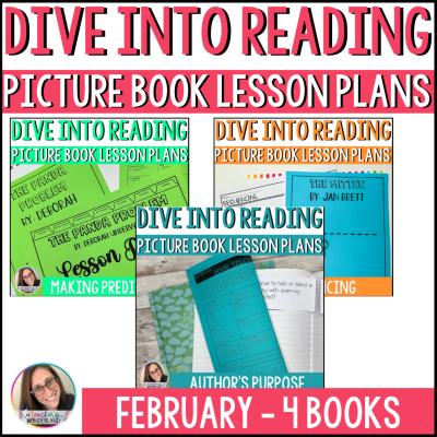 Bundle for February Picture Book Lesson Plans - Sequence, Authors Purpose