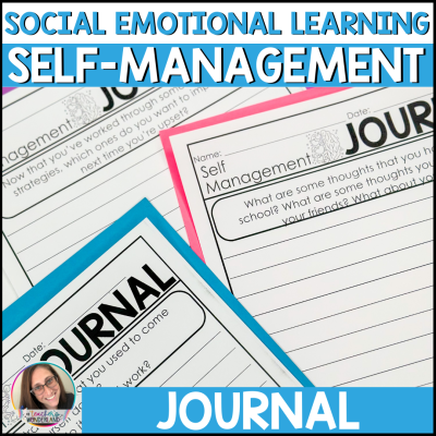 Self Management Daily SEL Journal - Social Emotional Learning Prompt