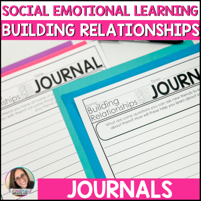 Building Relationships Daily SEL Journal - Social Emotional Learning Prompt