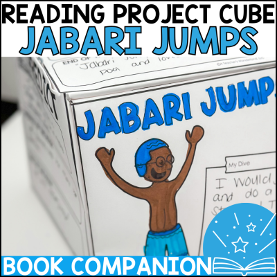 Jabari Jumps - 3D Project Cube Book Companion Reading Comprehension Craft