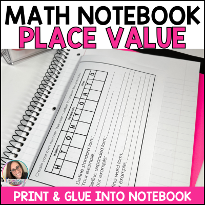 5th Gr. Place Value Interactive Notebook Math Centers, Games, Review, Activities