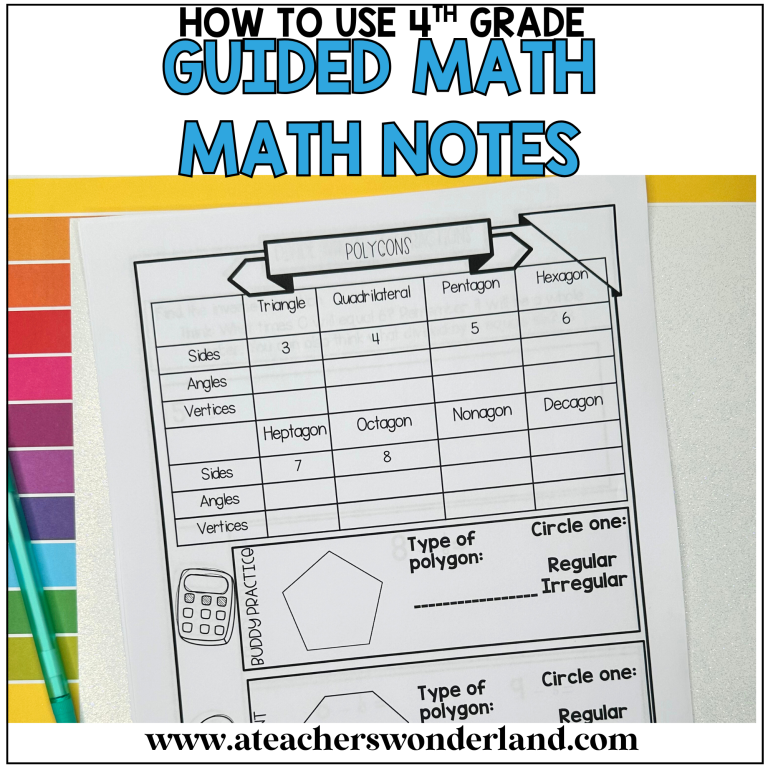 The Easiest Way to Build a 4th Grade guided Math Notes That Actually Gets Used ✏️📘
